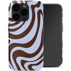 Selencia Vivid Rückabdeckung mit MagSafe Apple iPhone 15 Pro - Dream Swirl Chocolate