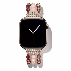iDeal of Sweden Beaded Watch Band für Apple Watch | 38/40/41/42 mm - Boho Desert Plum