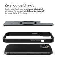 Accezz Rugged Frosted Back Cover mit MagSafe Apple iPhone 15 - Schwarz