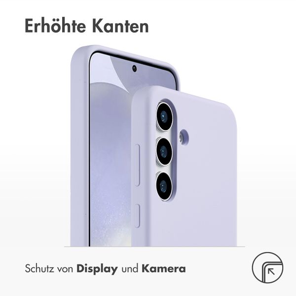 Accezz Liquid Silikoncase Samsung Galaxy S25 Plus - Violett