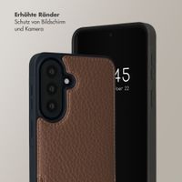 Selencia Nova HandyHülle mit Kordel und Kartenhalter Samsung Galaxy A57 (5G) - Mocha Brown
