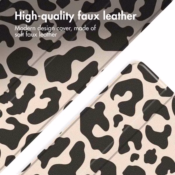 imoshion Design Trifold Klaphülle Apple iPad Pro 11 (2025) M5 / (2024) M4 - Leopard