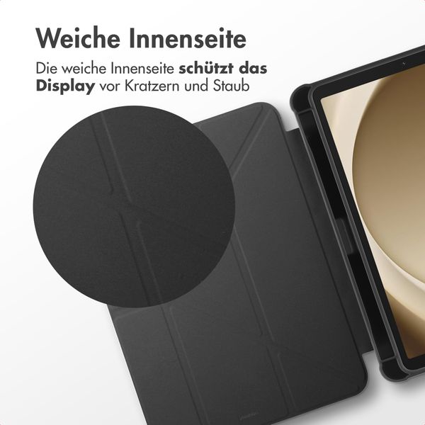 imoshion Origami Klapphülle Samsung Galaxy Tab A11 Plus - Schwarz