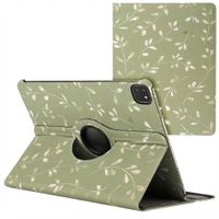 imoshion 360° drehbare Design Klapphülle Apple iPad Pro 13 (2025) M5 / (2024) M4 - Green Flowers