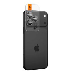 Spigen GLAStR Kamera Schutzglas 2er Pack für das Apple iPhone 17 Pro / 17 Pro Max / 16 Pro / 16 Pro Max / 15 Pro / 15 Pro Max / 14 Pro / 14 Pro Max - Grau