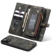 CaseMe Luxuriöse 2-in-1-Portemonnaie-Klapphülle Leder iPhone 12 Pro Max