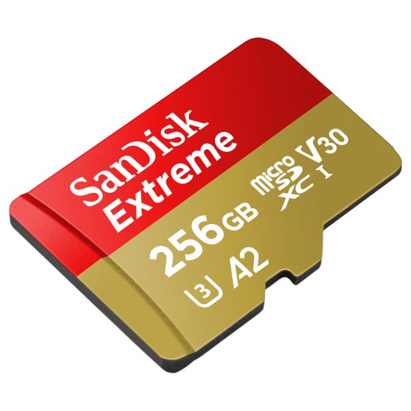 SanDisk microSD Extreme - 256GB - Inklusive RescuePro Deluxe - UHS-I/U3/Full HD/4K UHD