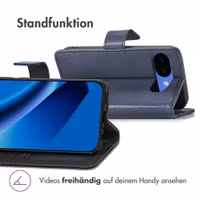 imoshion Luxuriöse Klapphülle Google Pixel 10a - Dunkelblau