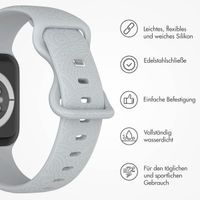 imoshion Mandala Silikonarmband für die Apple Watch Series 1-9 / SE (38/40/41 mm) | Series 10 (42 mm) - Grau
