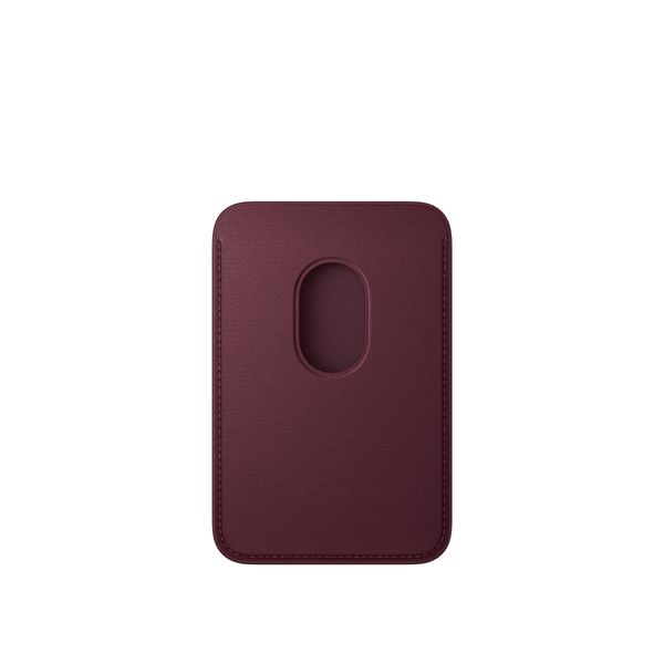 Apple FineWoven Wallet MagSafe mit 'Wo ist?'-Funktion - Burgundy