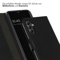 Selencia Echtleder Klapphülle Samsung Galaxy A14 (5G/4G) - Schwarz