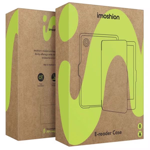 imoshion Stand Flipcase für das Kobo Libra Colour / Tolino Vision Color - Hellgrün