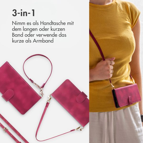 imoshion Klapphülle mit Kordel Motorola Moto G57 Power - Rot