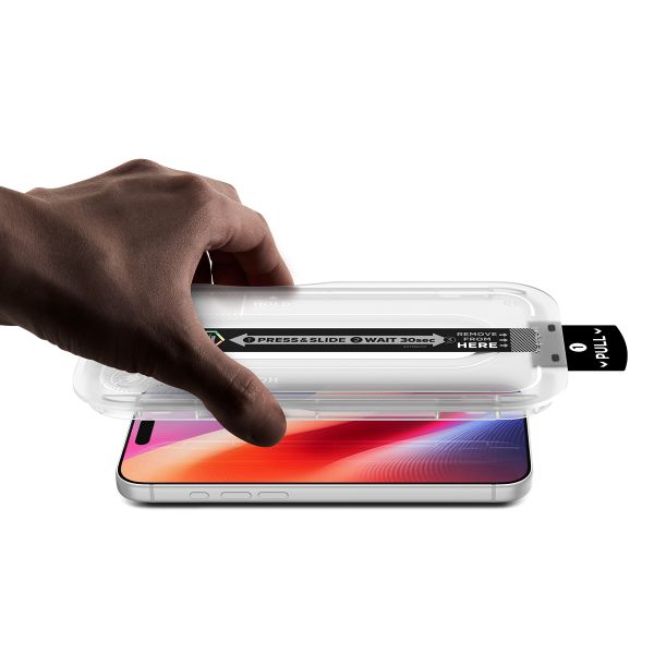 Spigen GLAStR Privacy EZ Fit Displayschutzfolie + Applicator - 1-Pack Apple iPhone 18 Pro