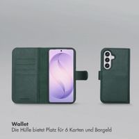 Selencia Olyn Abnehmbare Bookcase mit MagSafe Samsung Galaxy S26 - Grün