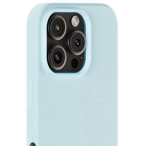 Holdit Silicone Case für das iPhone 16 Pro - Mineral Blue