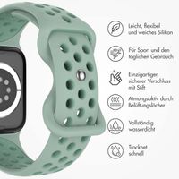 imoshion Sportarmband⁺ für das Apple Watch Series 1 bis 11 / SE / Ultra (44/45/46/49 mm) - Größe S/M - Sage