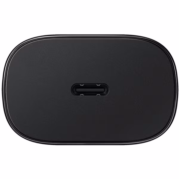 Samsung Originales USB-C auf USB-C Kabel - 1 Meter - 25 Watt + Original Fast Charging Adapter USB-C Ladegerät - 25 Watt - Schwarz