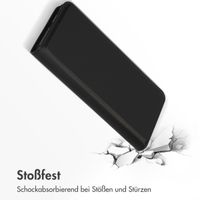 Accezz Premium Leather Slim Klapphülle für das Samsung Galaxy S21 - Schwarz