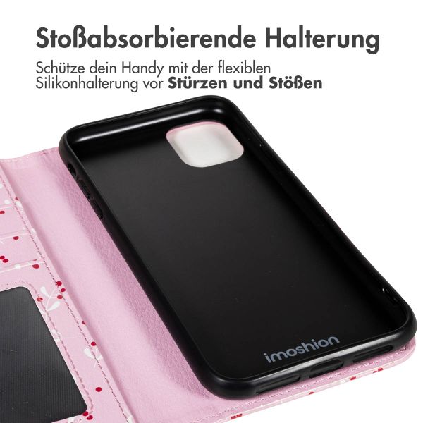 imoshion Design Klapphülle Apple iPhone 12 (Pro) - Blush Berries