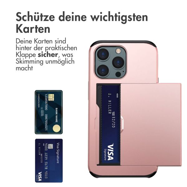 imoshion Backcover mit Kartenfach für das iPhone 14 Pro - Rose Gold