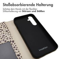 imoshion Design Klapphülle Samsung Galaxy S23 FE - Black And White Dots