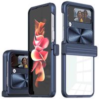 imoshion Back Cover mit Kameraschieber Samsung Galaxy Z Flip 4 - Dunkelblau