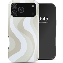 Selencia Vivid Rückabdeckung mit MagSafe Apple iPhone 17 Pro Max - Desert Waves Beige