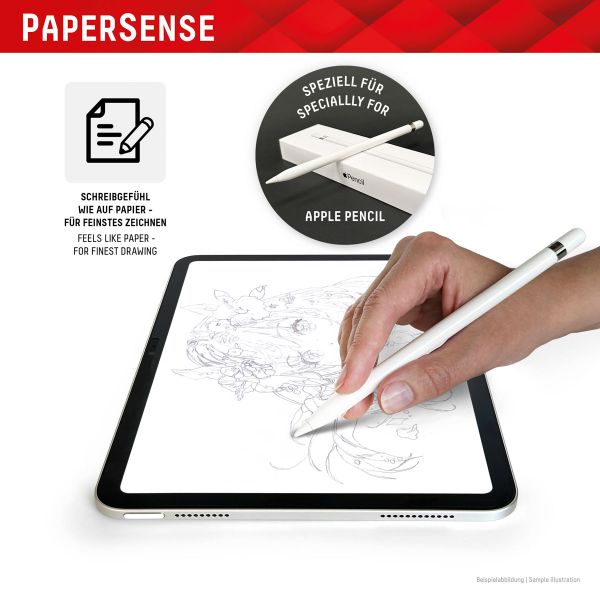 Displex Papersense Screen Protector für das iPad 9 (2021) 10.2 Zoll  / iPad 8 (2020) 10.2 Zoll  / iPad 7 (2019) 10.2 Zoll / iPad Air 1 (2013) - Transparent