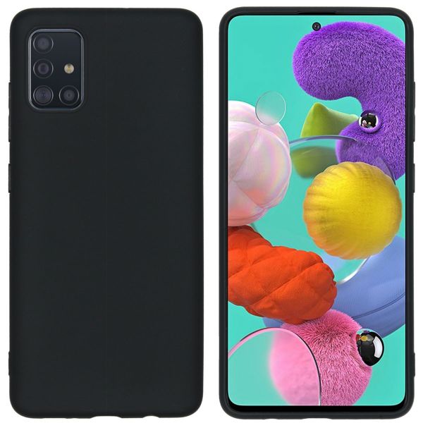 imoshion Color TPU Hülle Schwarz für Samsung Galaxy A51