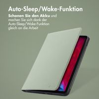 Accezz Classic Klapphülle Apple iPad Pro 12.9 (2022) / Pro 12.9 (2021) / Pro 12.9 (2020) - Grün
