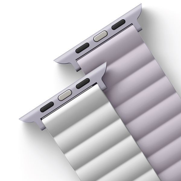 Uniq Revix doppelseitiges Armband für das  Apple Watch Series 1 t/m 11 / SE / Ultra (44/45/46/49 mm) - Lilac / White