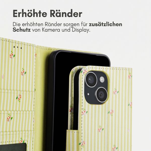 imoshion Design Klapphülle Apple iPhone 13 - Garden Stripes