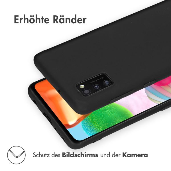 imoshion Color TPU Hülle Schwarz für das Samsung Galaxy A41