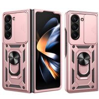 imoshion Rugged Back Cover mit Ring für das Samsung Galaxy Z Fold 5 - Rose Gold