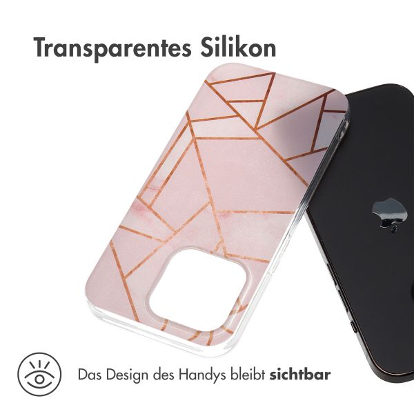 imoshion Design Hülle für das iPhone 15 Pro - Pink Graphic