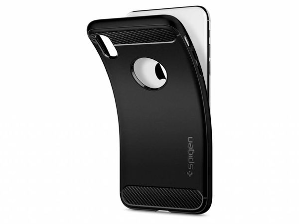 Spigen Rugged Armor Case Schwarz für das iPhone Xs Max