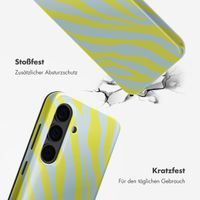 Selencia Vivid Backcover Samsung Galaxy S24 - Zebra Winter Sky Titanium Yellow