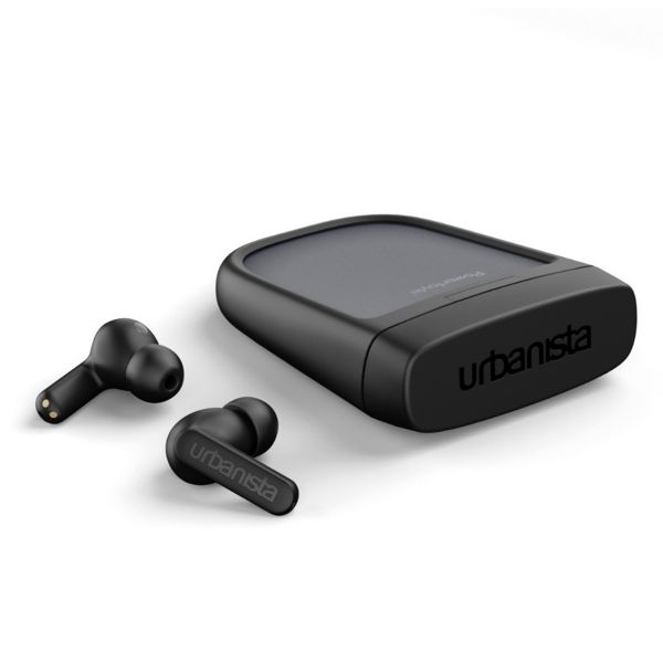 Urbanista Phoenix Solar - In-Ear Kopfhörer - Bluetooth Kopfhörer – Mit ANC-Geräuschunterdrückungsfunktion - Midnight Black