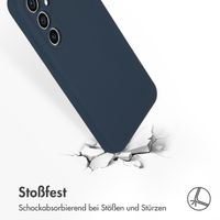 Accezz Liquid Silikoncase für das Samsung Galaxy S23 FE - Dunkelblau