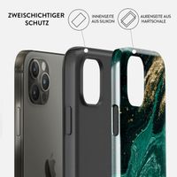 Burga Tough Back Cover MagSafe für das iPhone 12 (Pro) - Emerald Pool