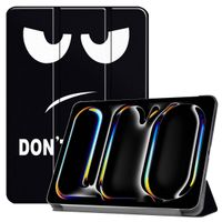 imoshion Design Trifold Klaphülle Apple iPad Pro 11 (2024) M4 - Don't touch