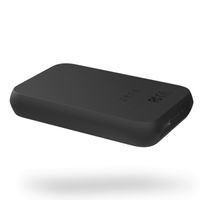 Zens Magnetische Doppel-Powerbank mit Ständer - Geeignet für MagSafe und Qi2 - 4.000 mAh - Schwarz