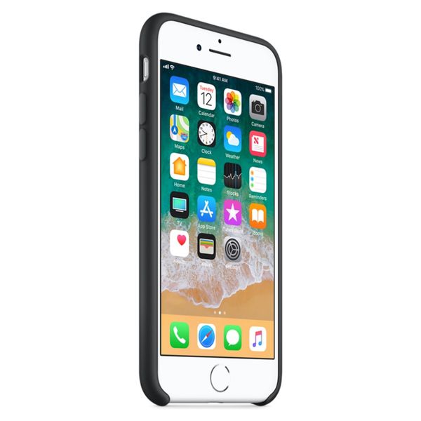 Apple Silikoncase Apple iPhone SE (2022 / 2020) / 8 / 7 - Schwarz