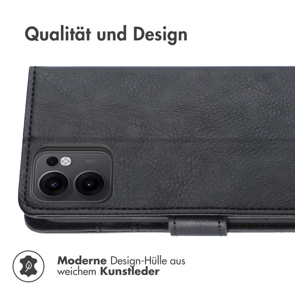 imoshion Luxuriöse Klapphülle Oppo Reno 13 - Schwarz