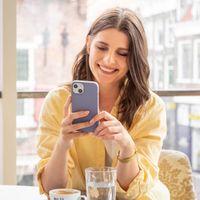 Accezz Liquid Silikoncase für das Apple iPhone Xr - Lavender Gray
