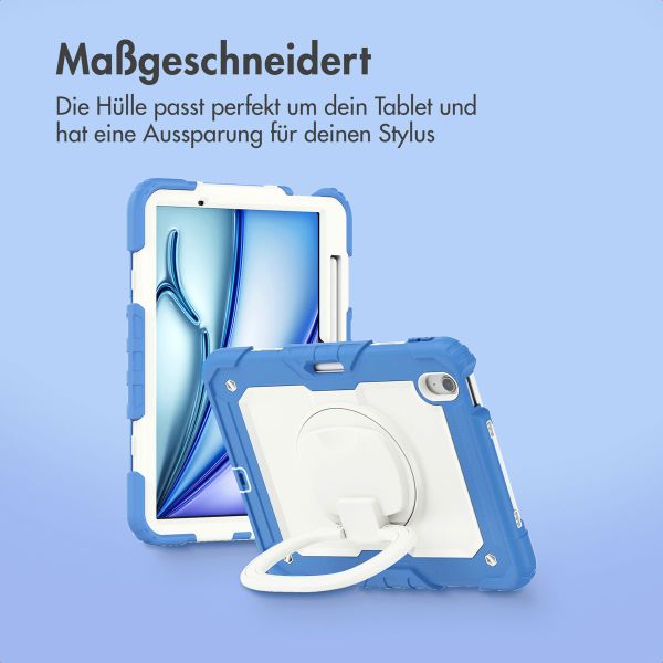 imoshion Rugged Kindersicher Schutzhülle Apple iPad Air 11 Zoll (2025) M3 / (2024) M2 - Blau