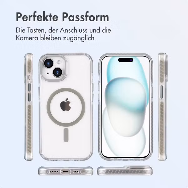 imoshion Combat MagSafe Hülle Apple iPhone 15 - Grau
