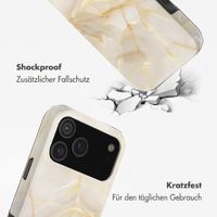Selencia Vivid Rückabdeckung mit MagSafe Apple iPhone 18 Pro / 17 Pro - Golden Beige Marble