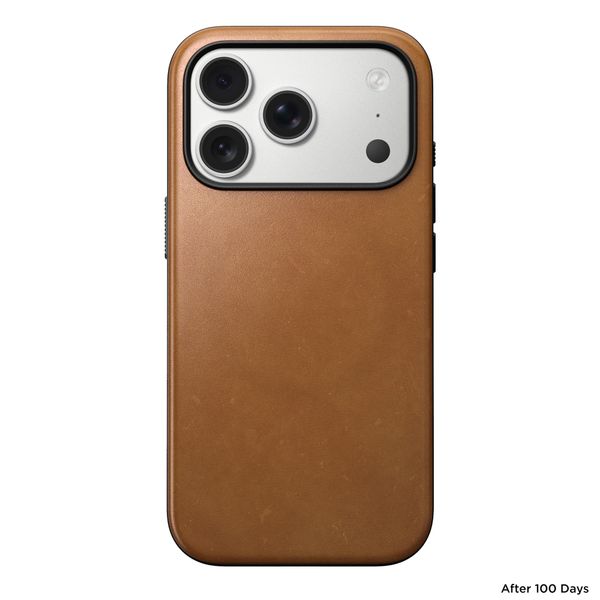 Nomad Modern Leather Case mit MagSafe Apple iPhone 17 Pro - English Tan